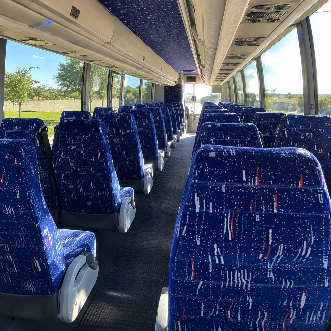 milpitas corporate event transportation onboard seating