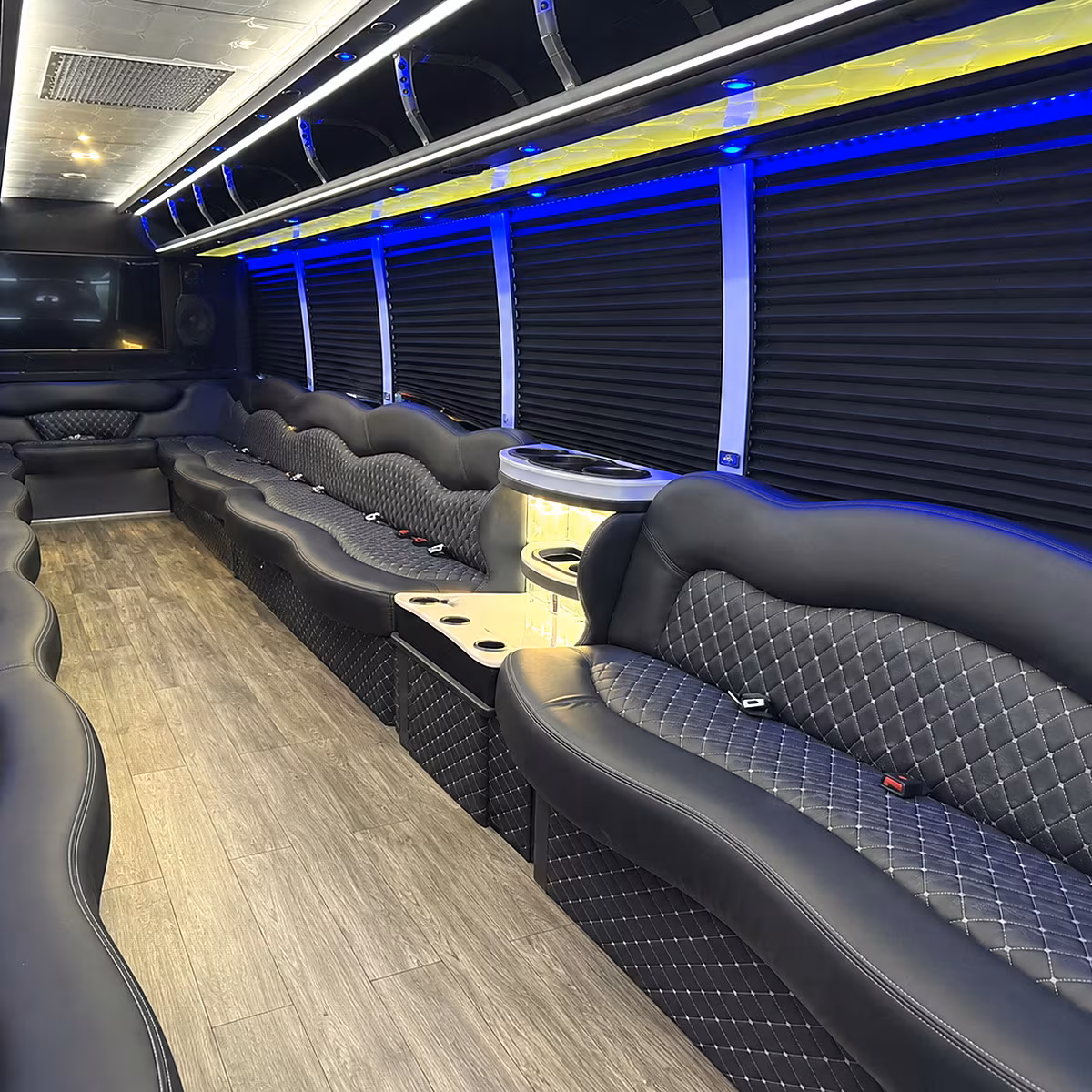 milpitas party bus rentals inside