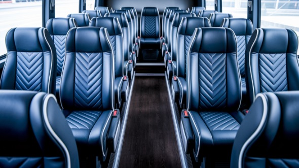 18 passenger minibus inside santa clara