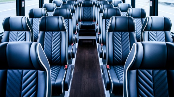 20 passenger minibus inside santa clara