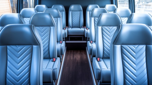 20 passenger minibus interior mountain view
