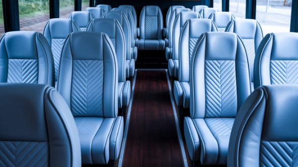 30 passenger minibus inside santa clara