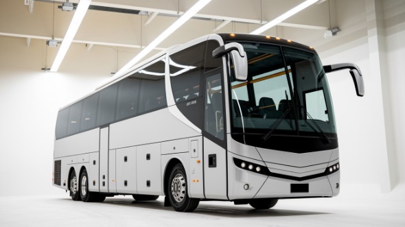 cupertino 56 passenger charter bus