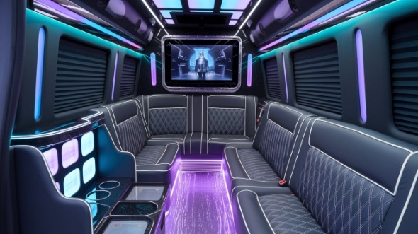sprinter limo rental inside santa clara